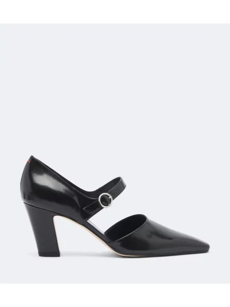 Pantofi cu toc Aeyde din piele negru