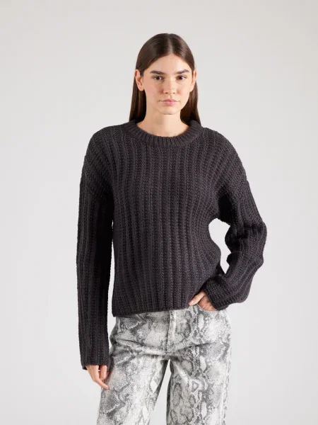 VERO MODA Pulover VMLUCINDA gri metalic