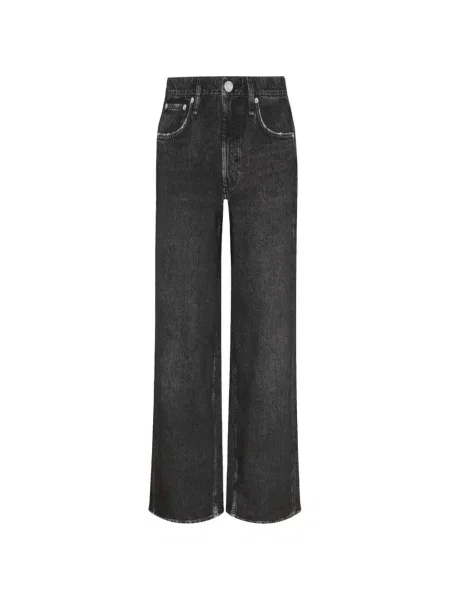 Blugi cu picior larg Rag & Bone negru