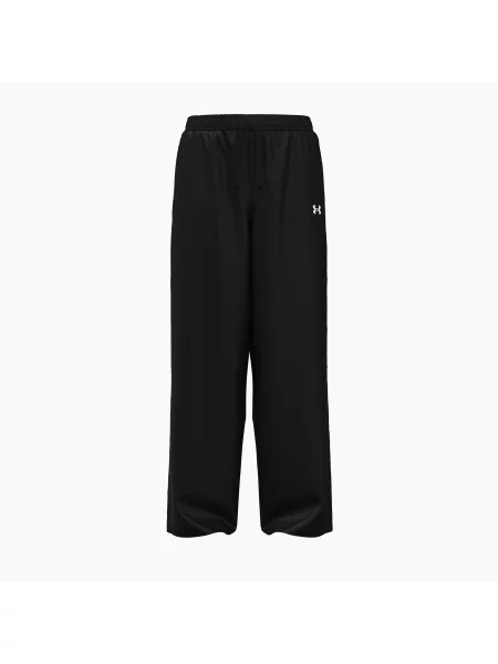 Gyerek nadrág Under Armour G Icon Woven Open Leg Pant black/black/white. Méret: M fehér