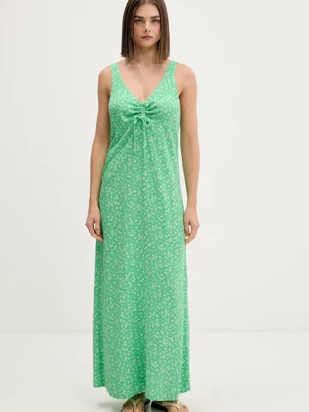 Rip Curl rochie de vară din vâscoză SURF SIDE albastru