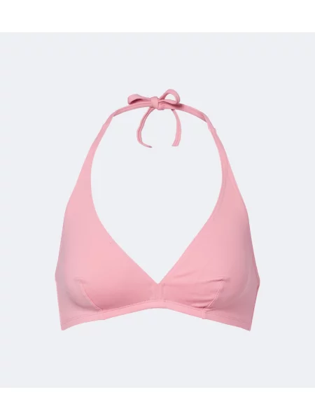 Top Eres cu gât halter roz