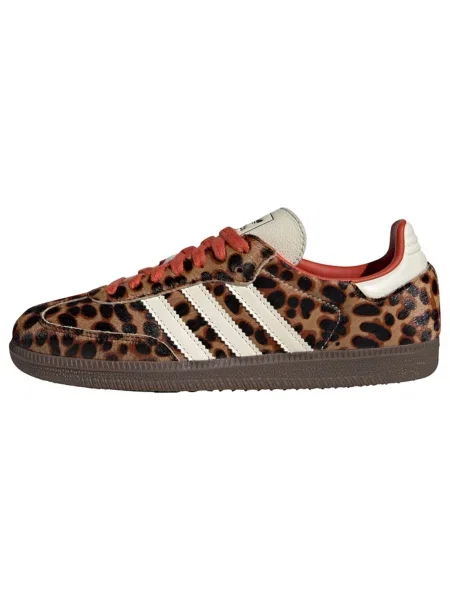 ADIDAS ORIGINALS Sportbačiai be auliuko Samba kupranugario / ruda / juoda balta