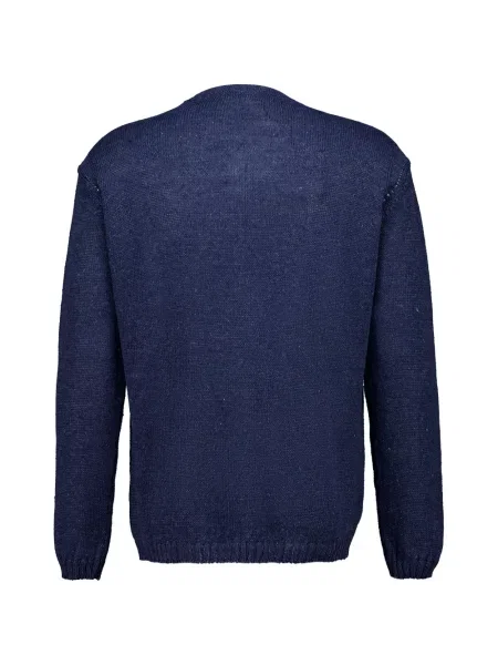 Kašmírový svetr Piacenza Cashmere modrý