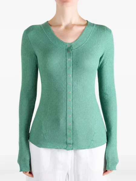 Cardigan Free People verde
