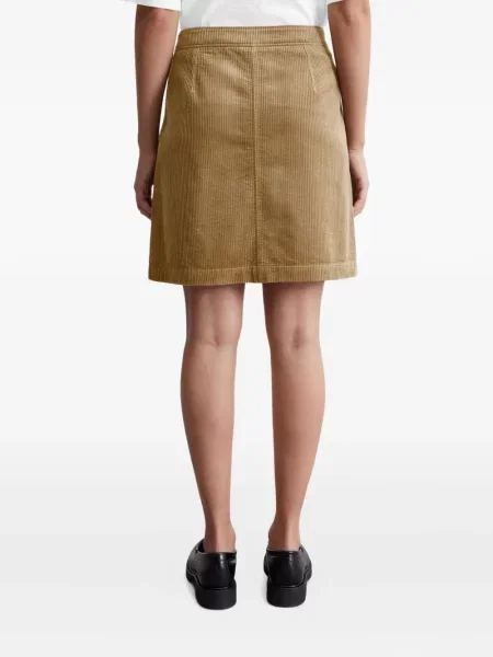 Fusta mini Marc O'polo de catifea cord maro
