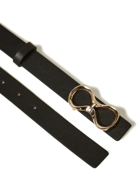 Curea Twinset din piele negru