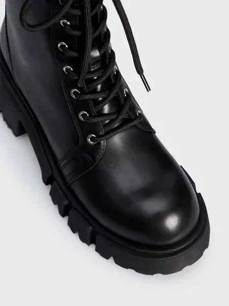 Кожаные ботинки Prpy черные