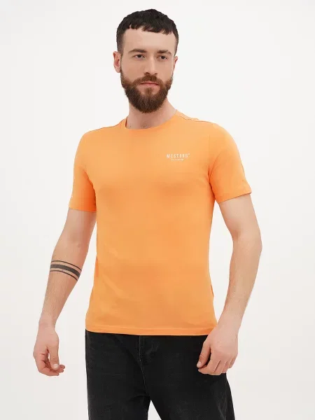 Футболка Mustang Jeans Austin помаранчевий
