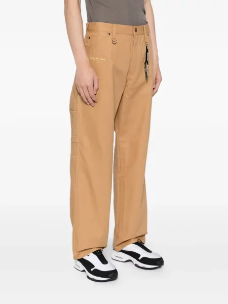Pantaloni Mastermind Japan cu imagine maro