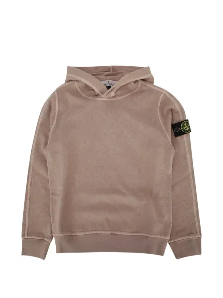 Bluza z kapturem dziecięca Stone Island szara