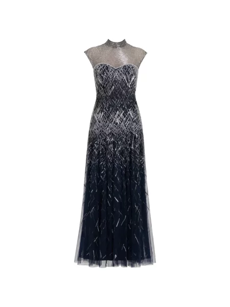Rochie Temperley London cu paiete albastru
