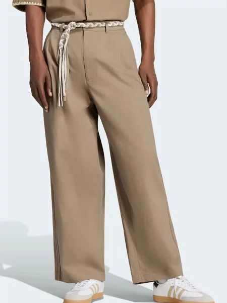 Adidas Originals pantaloni straight pentru bărbați din Resort maro