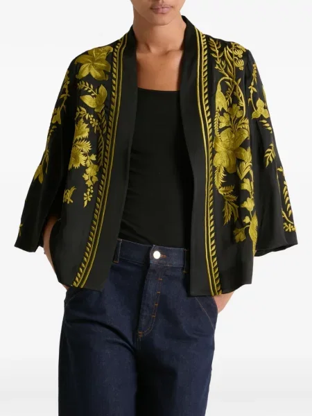 Яке Temperley London на цветя черно