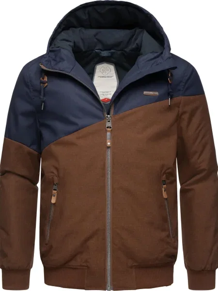 Ragwear Geacă de iarnă Wings / maro albastru
