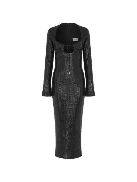 Rochie midi 16arlington cu paiete negru