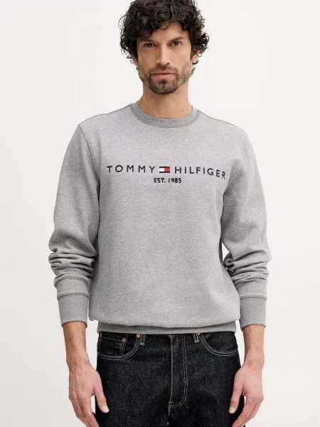 Geacă Tommy Hilfiger cu autograf gri