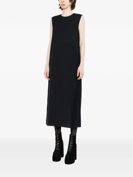 Rochie Less fără mâneci negru