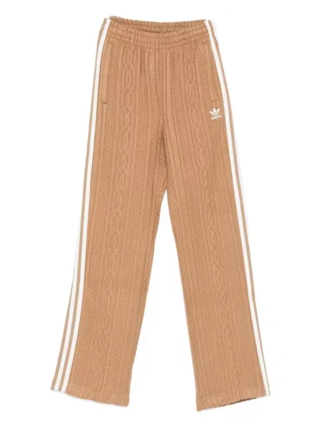 Pantaloni Adidas cu dungi maro