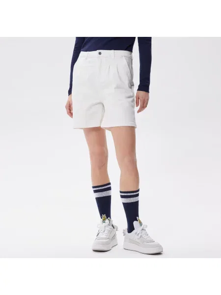 Lacoste Bermudy Lacoste białe