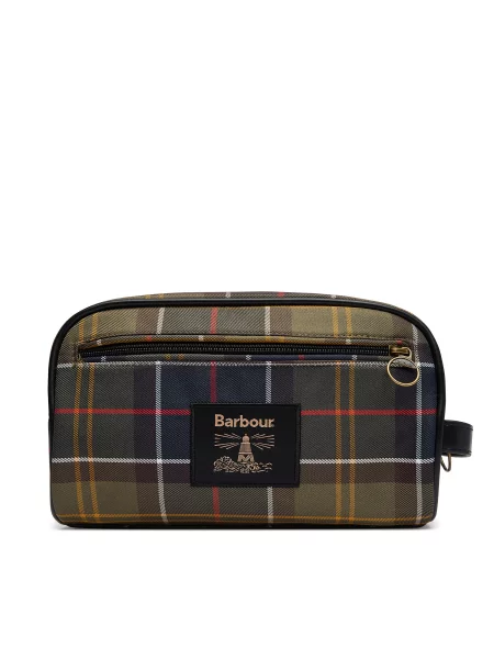 Barbour Kozmetični kovček zelena