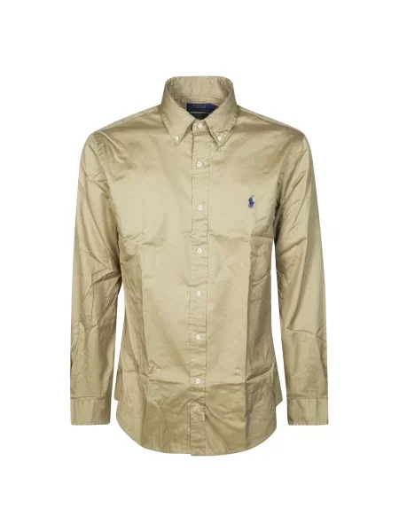 Koszula Polo Ralph Lauren z twillu beżowa