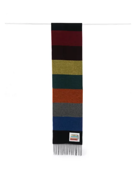 Fular Paul Smith cu franjuri negru