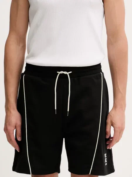 HUGO trenirka kratke hlače Darynto črna