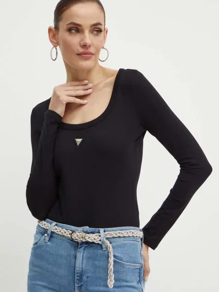 Bodi Guess COLETTE za žene crna