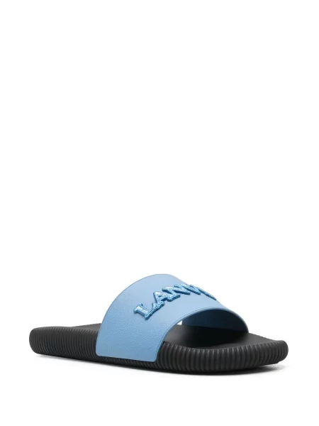 Klapki Lanvin wsuwane z logo