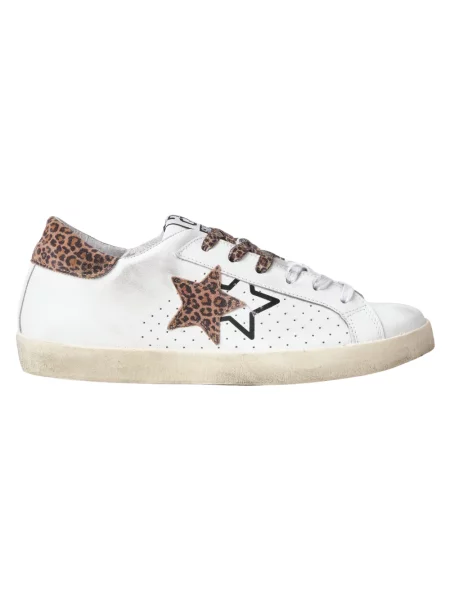 Sneakersy 2star skórzane białe