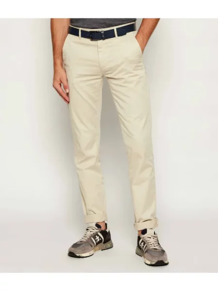 BOSS ORANGE Chino nadrág bézs