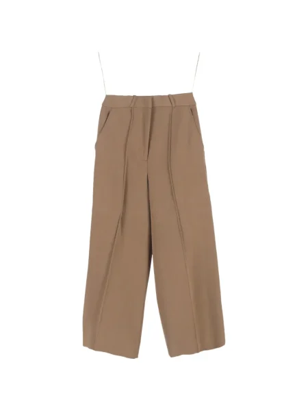 Cropp pantaloni Cult Gaia cu picior lat maro