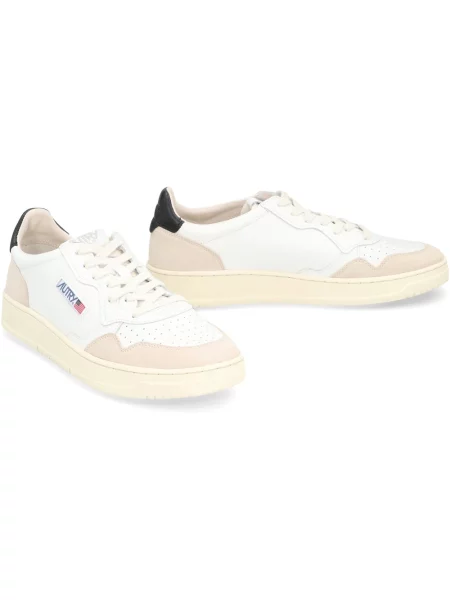 Sneakersy Autry skórzane białe
