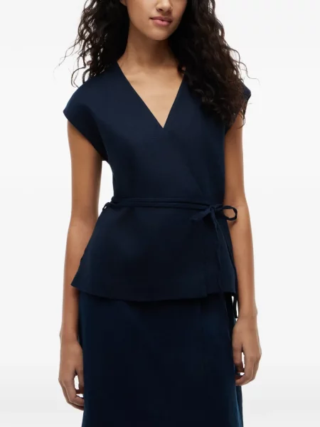 Cu centură vestă Tommy Hilfiger plic albastru
