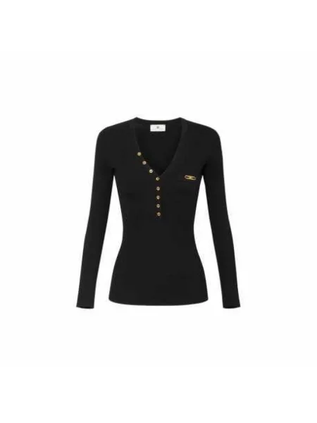 Kardigan Elisabetta Franchi czarny