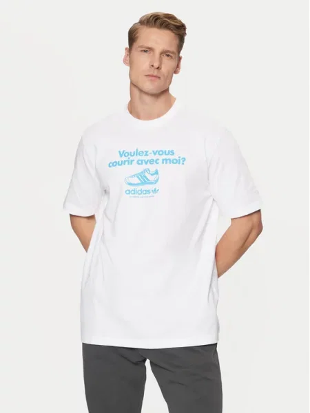 T-Shirt adidas λευκό