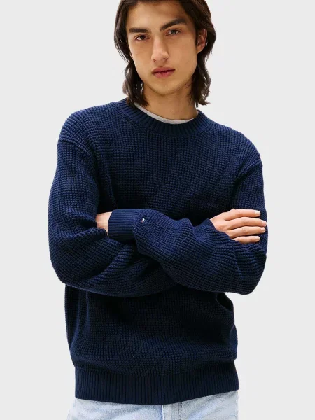 Светр Tommy Jeans чанкі синій