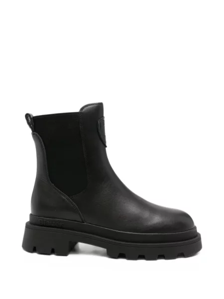 Botine Blauer chunky cu autograf negru