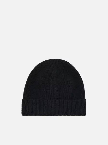 Reserved Gyapjú beanie sapka fekete