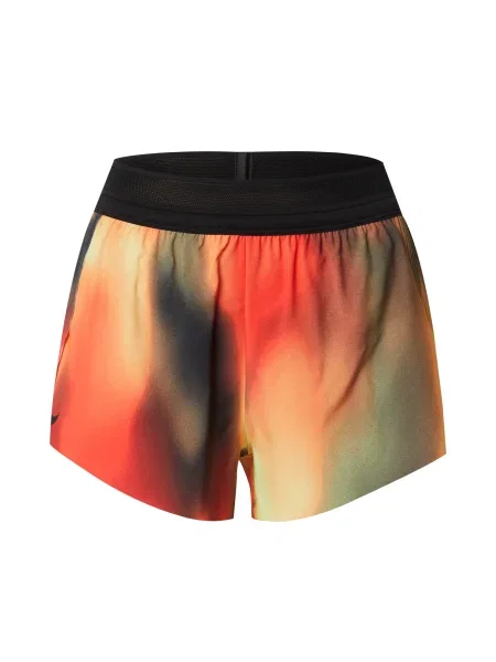 NIKE Športne hlače limona / oliva / rdeča črna