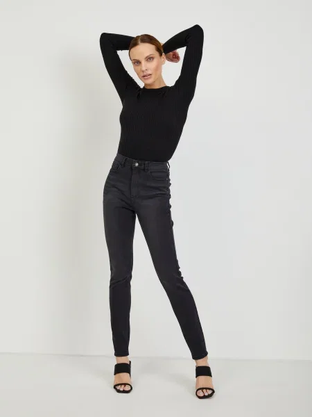 Blugi skinny Orsay skinny fit negru