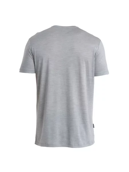 ICEBREAKER Tricou funcțional Cool-Lite Sphere III deschis gri