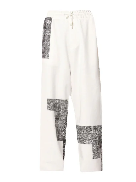 VAMOS CLO Pantaloni Wax Plant maro mokka / murdar alb