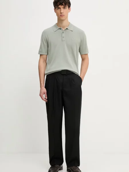 Tricou polo Calvin Klein verde