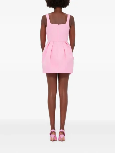 Rochie mini Leo Lin cu model floral de costum mini roz