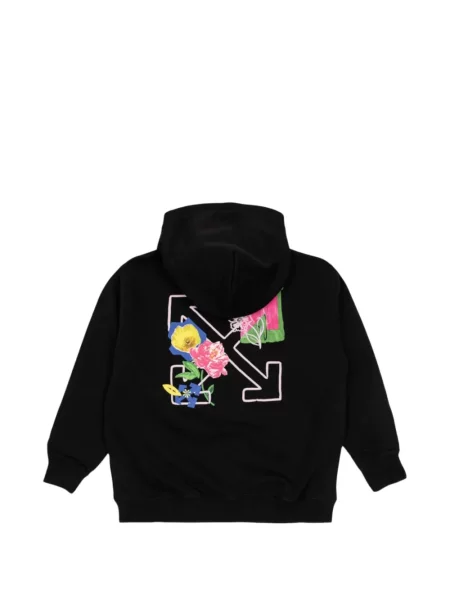 Bluza z kapturem dziecięca Off-white biała