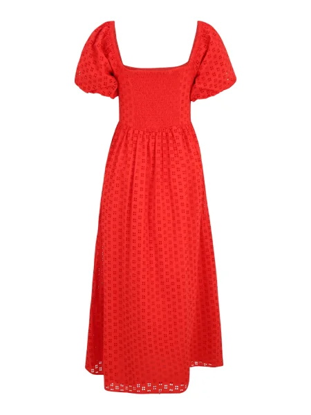 Selected Femme Tall Šaty ANELLI ohnivo červená