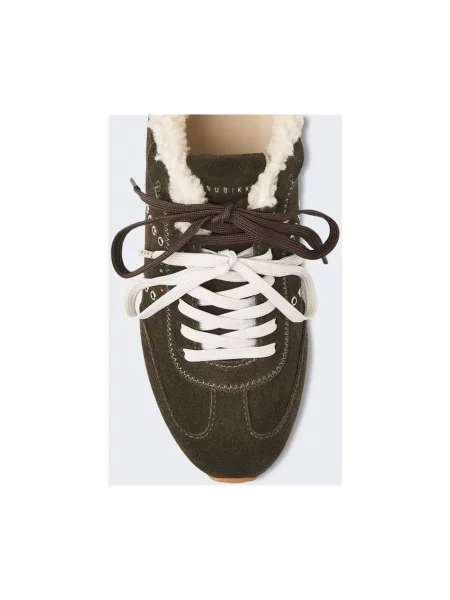 Sneakersy Nubikk skórzane zielone