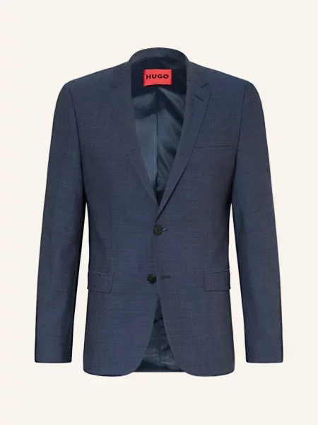 Hugo Marynarka Garniturowa Arti Extra Slim Fit blau granatowa